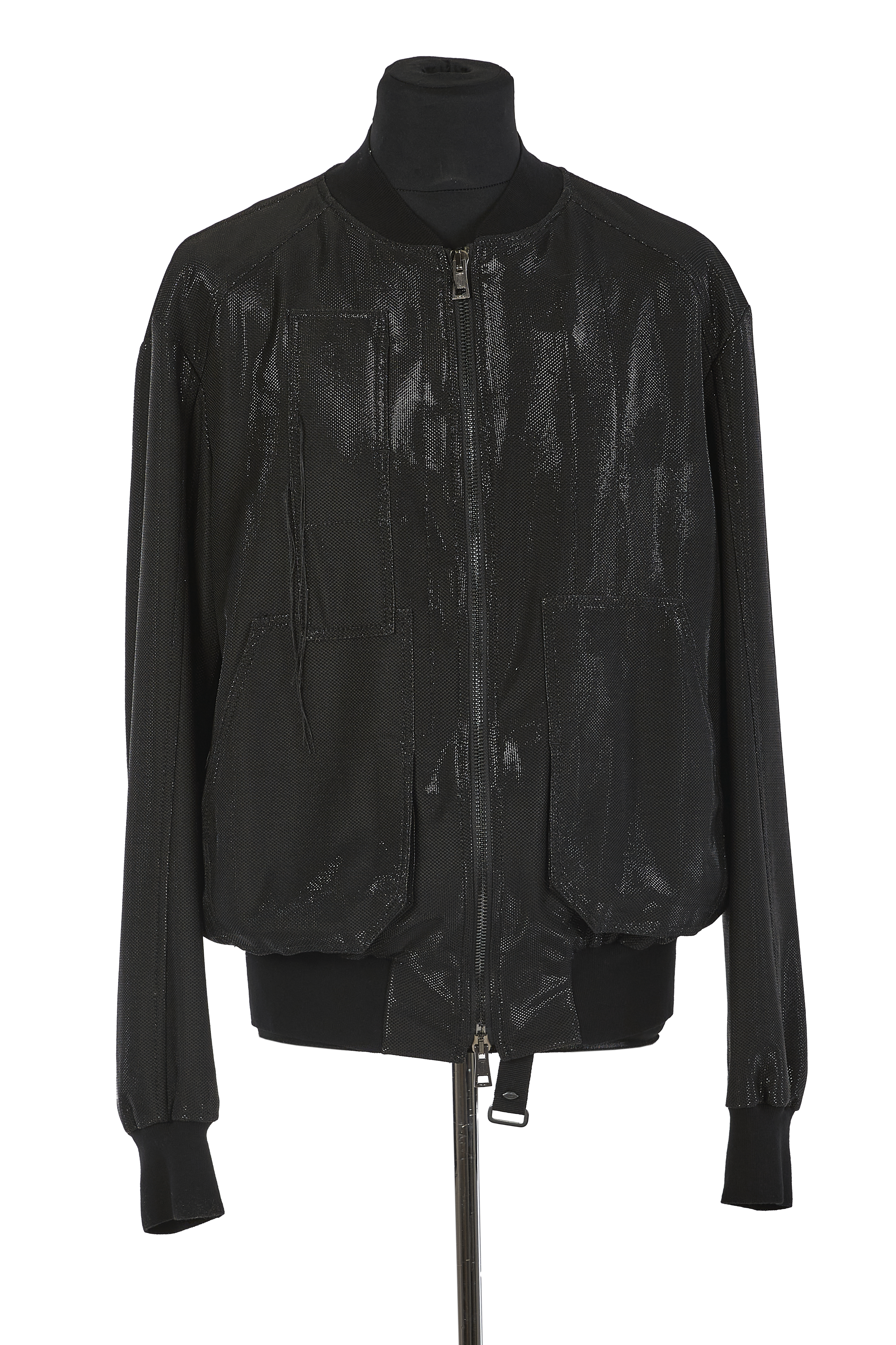 tracksuit jacket  •  black