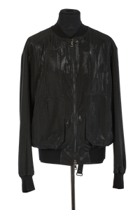 tracksuit jacket  •  black